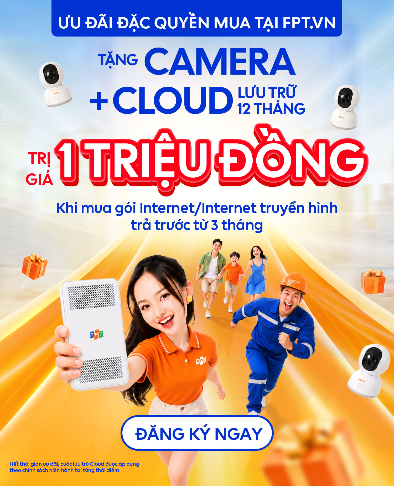 Mua net tặng cam