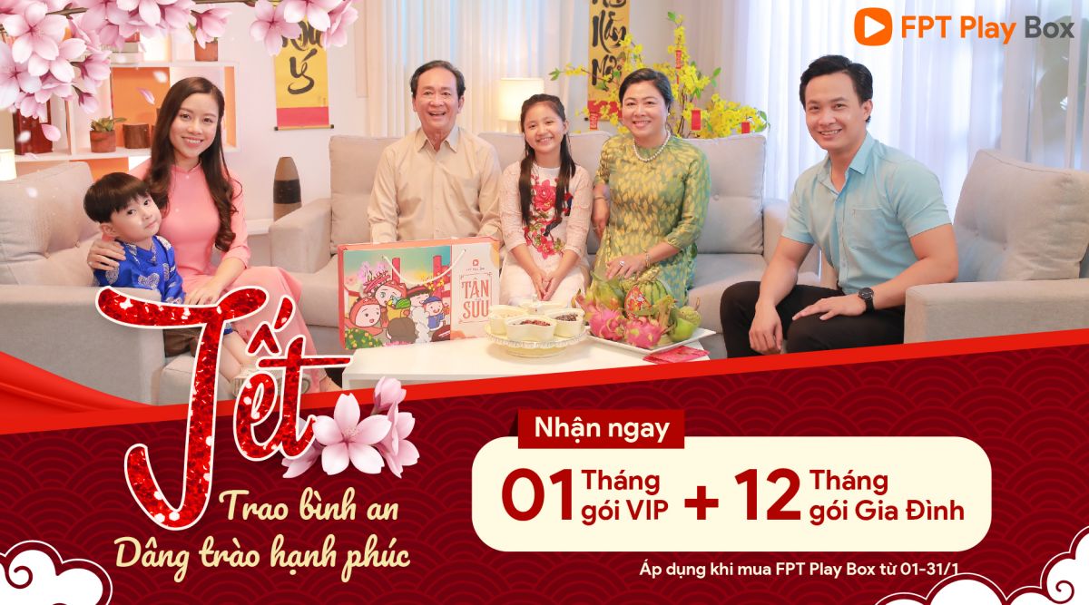 Săn ngay ưu đãi hấp dẫn, tiết kiệm ngày đầu năm cùng FPT Play Box+