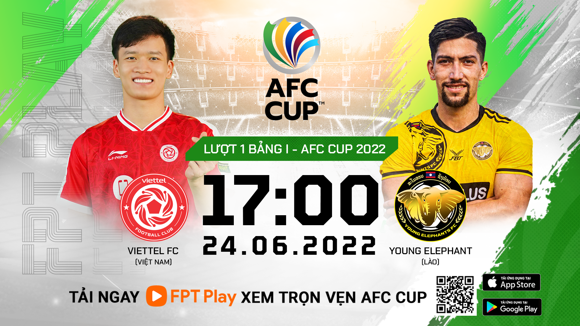 Nhâm Mạnh Dũng cùng đồng đội sẽ đối đầu với ai tại AFC Cup 2022