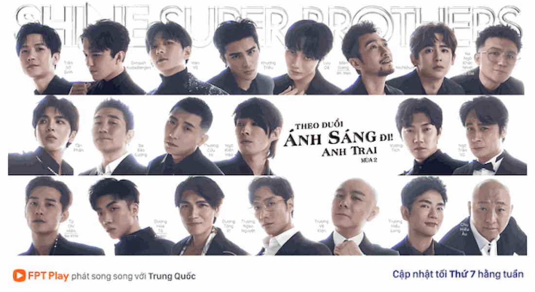 Đội hình Shine! Super Brother mùa 2 gây sốt trước ngày lên sóng FPT Play