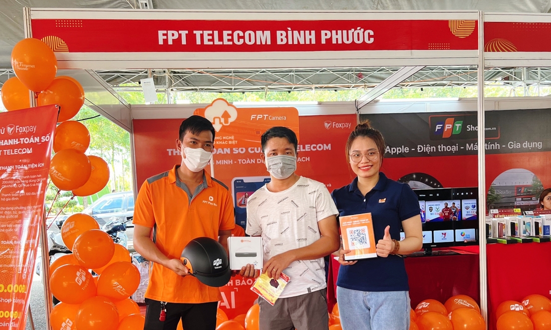 Foxpay ghi dấu ấn tại ‘Phiên chợ không dùng tiền mặt' tại tỉnh Bình Phước