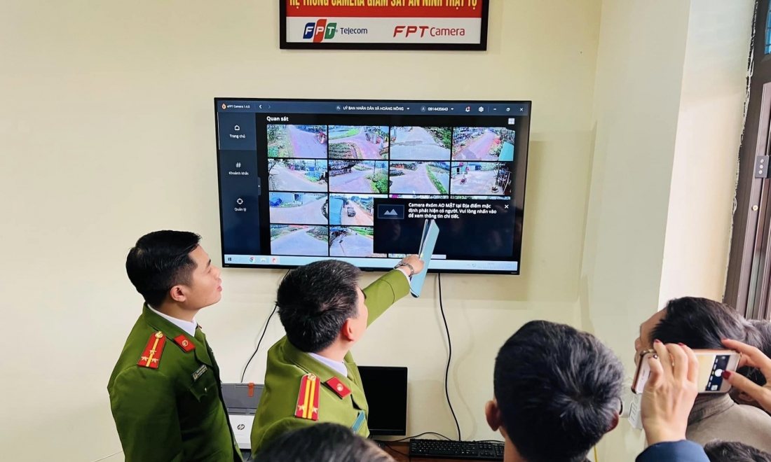 Thái Nguyên lắp đặt FPT Camera đảm bảo an ninh tại địa phương