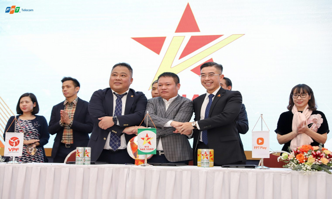 VPF và FPT Play tổ chức Lễ Công bố Nhà tài trợ chính Các Giải Bóng đá chuyên nghiệp Quốc gia 2023