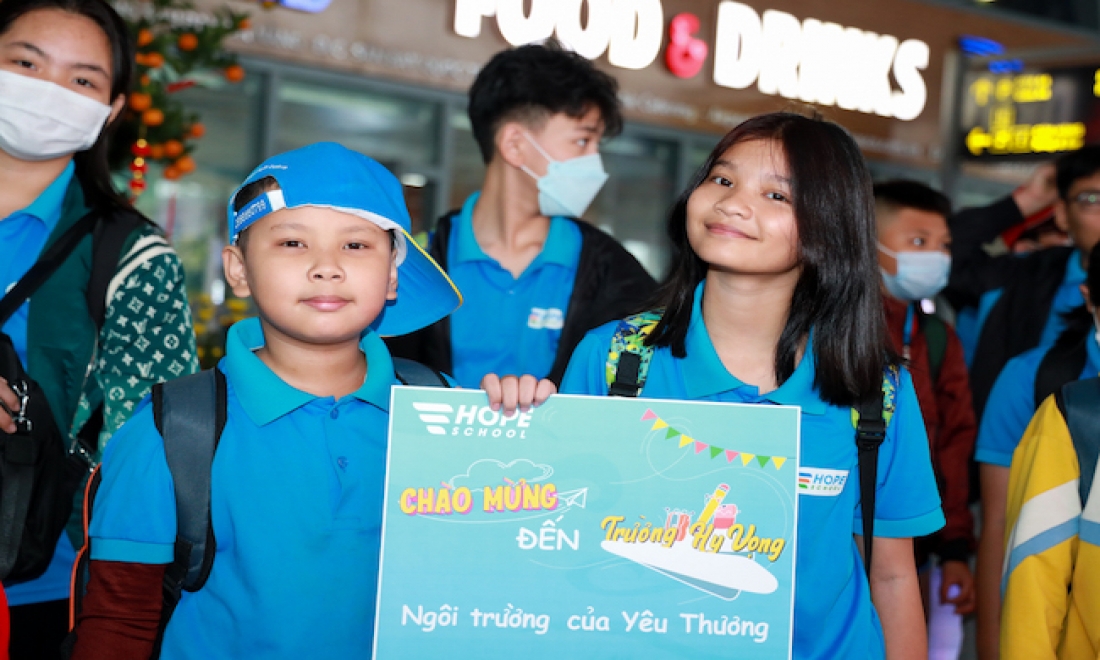 Trường Hy Vọng đón thêm 33 em nhỏ ngày đầu năm mới