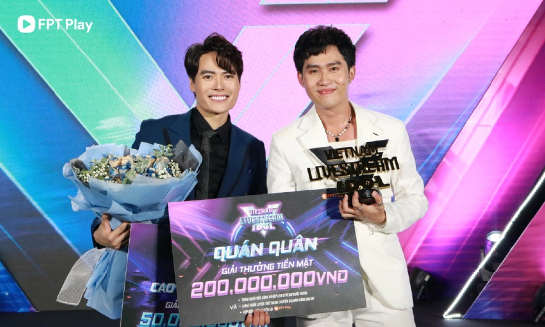 Lộ diện quán quân chương trình Vietnam Livestream Idol