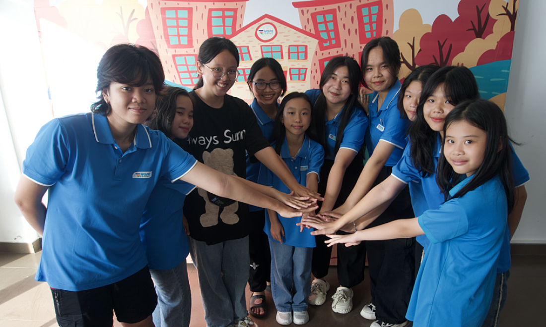 Thêm 100 thành viên nhập học Trường Hy Vọng