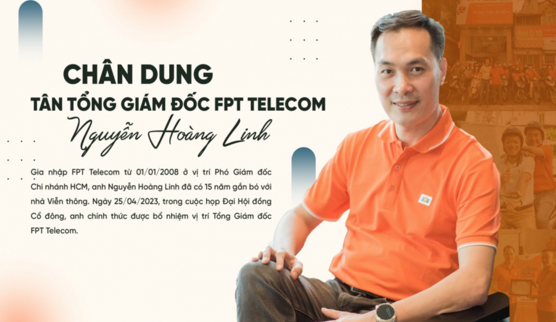 Chân dung tân Tổng Giám đốc FPT Telecom Nguyễn Hoàng Linh