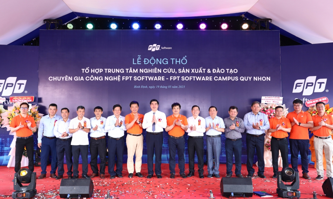 FPT động thổ trung tâm công nghệ hơn 2.000 tỷ đồng tại Quy Nhơn