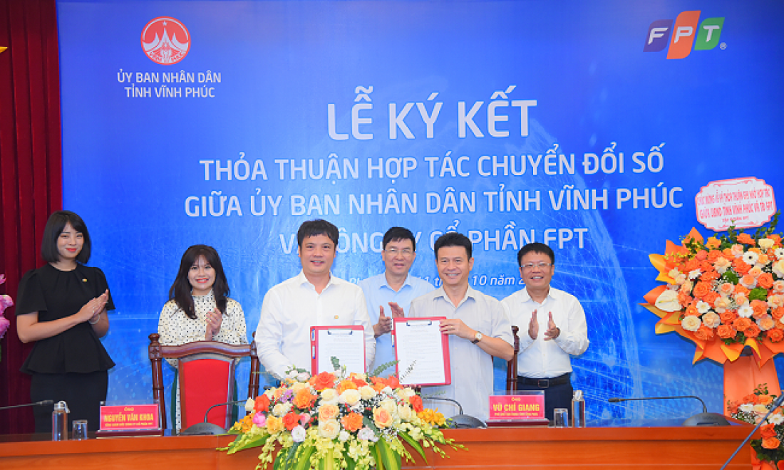 FPT đồng hành đưa Vĩnh Phúc nằm trong top dẫn đầu cả nước về chuyển đổi số