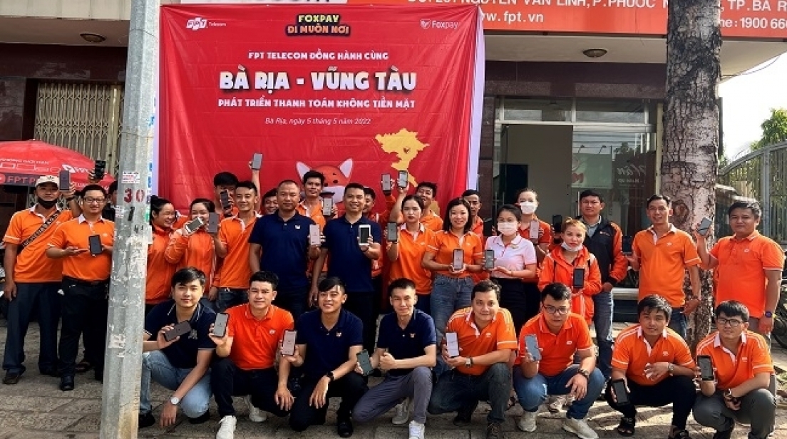 FPT Telecom triển khai dự án thúc đẩy thanh toán không tiền mặt tại Thành phố Bà Rịa