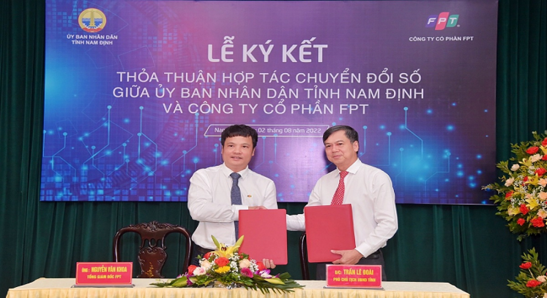 FPT đồng hành đưa Nam Định vào top 20 tỉnh dẫn đầu về chuyển đổi số