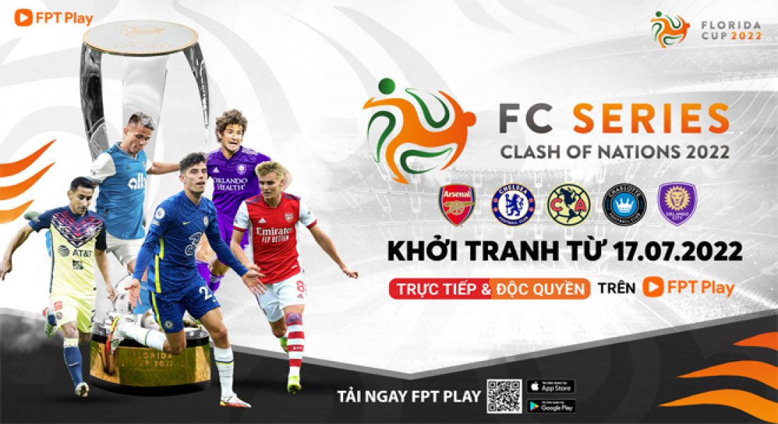 FPT Play phát sóng trực tiếp và độc quyền giải Florida Cup 2022