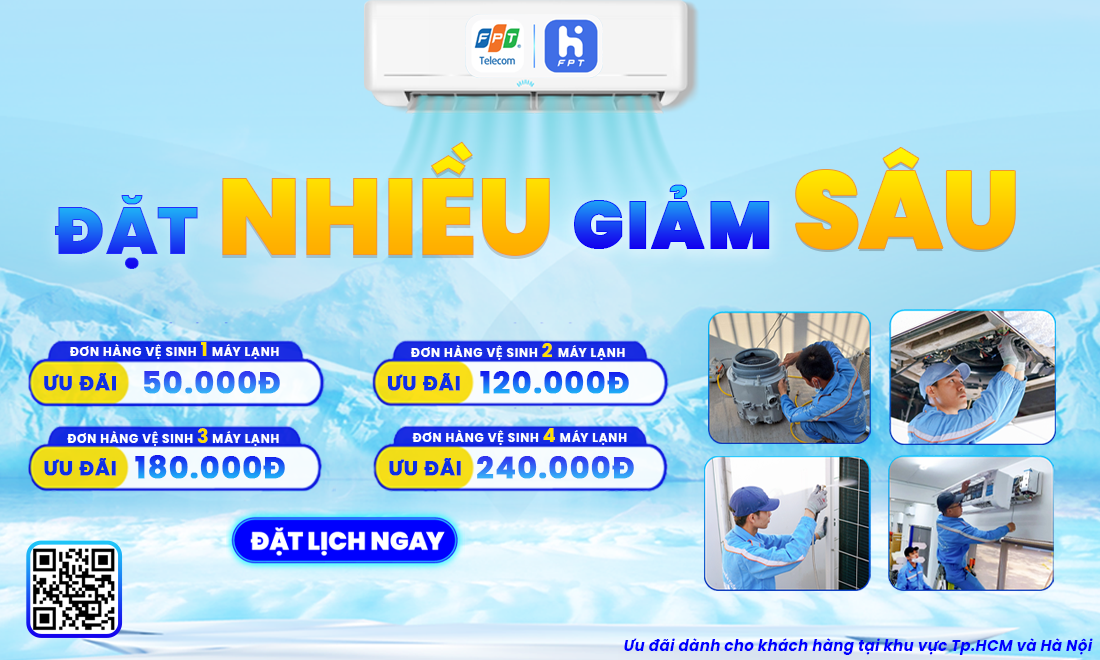 Hi FPT dành tặng ưu đãi đặc biệt: Đặt càng nhiều - Giảm càng sâu