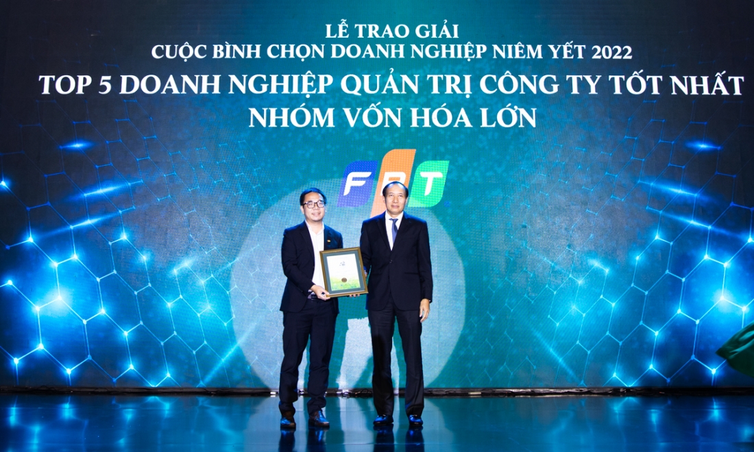 FPT 5 năm liên tiếp vào Top các doanh nghiệp quản trị công ty tốt nhất