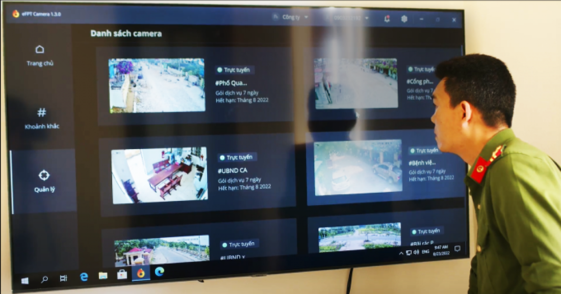 Giám sát an ninh qua mô hình camera lưu trữ đám mây