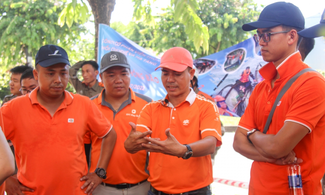 FPT Telecom sẵn sàng phương án ứng cứu hạ tầng trong mùa lũ