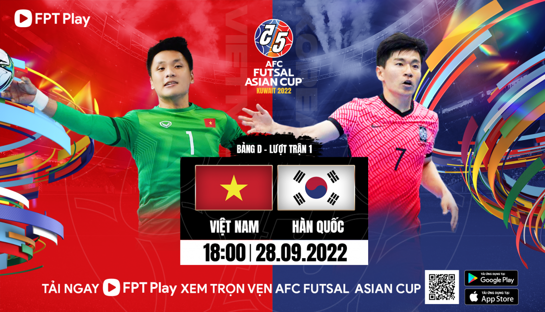 ĐT Futsal Việt Nam - ĐT Futsal Hàn Quốc: Chờ tin thắng trận đầu tiên