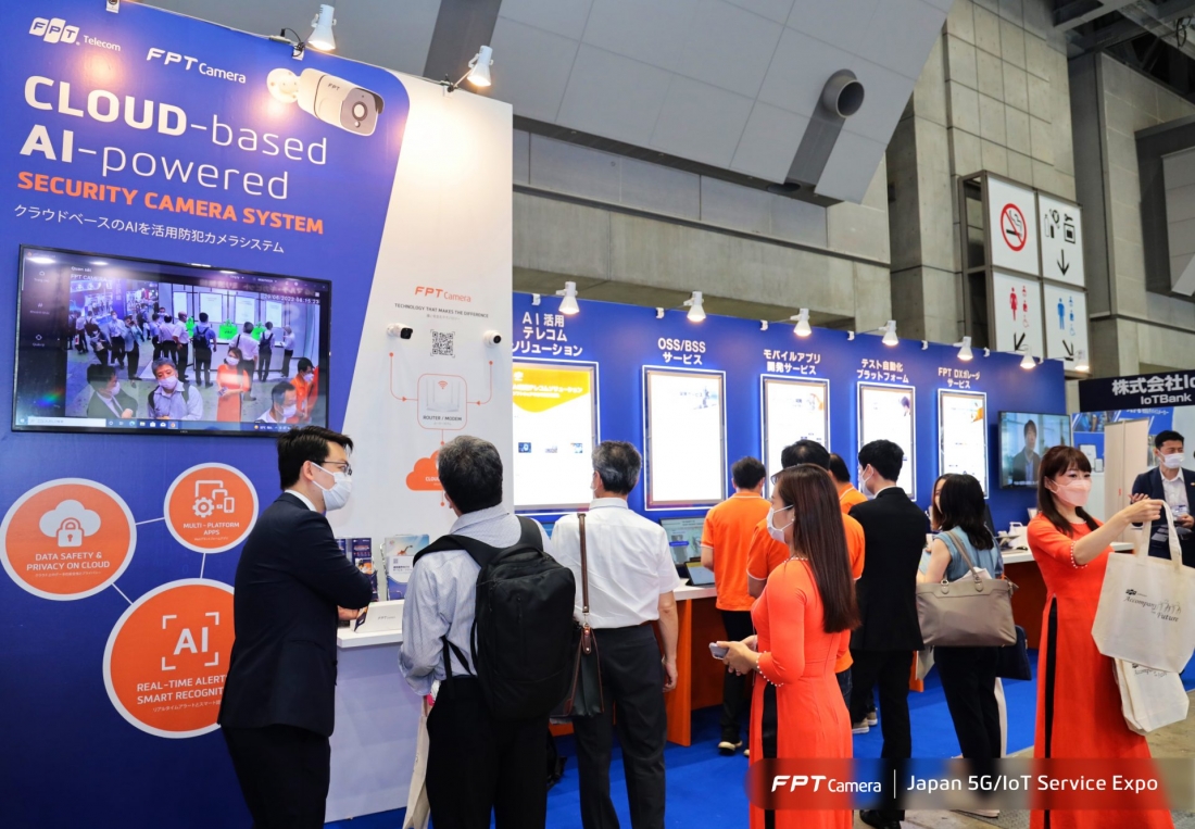 FPT Telecom đại diện Việt Nam tham dự triển lãm 5G/IOT SERVICE Expo 2022 tại Nhật Bản