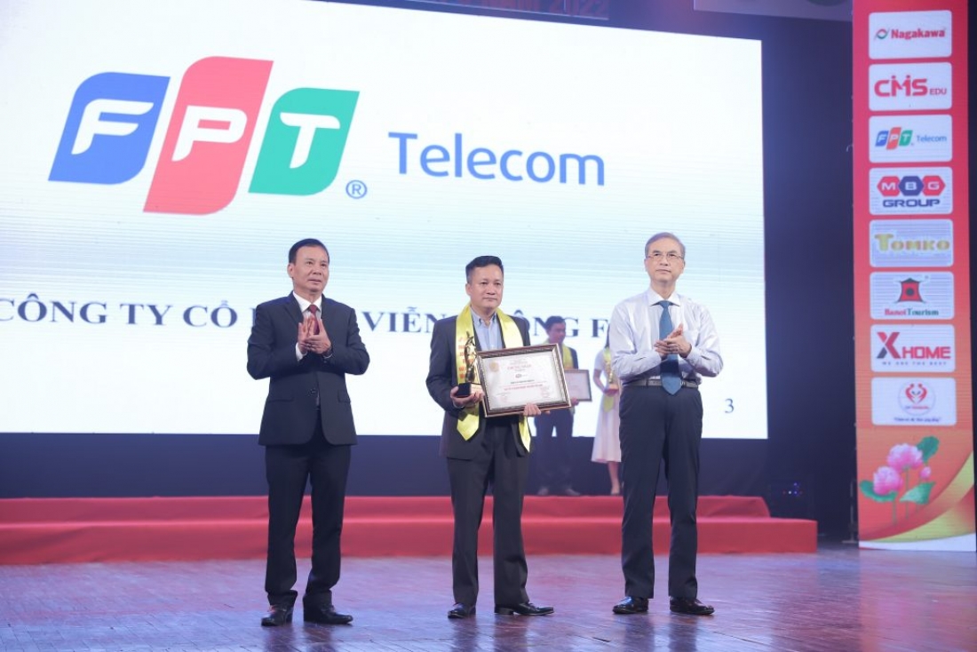 FPT Telecom đạt Top 1 Doanh nghiệp tiêu biểu Việt Nam