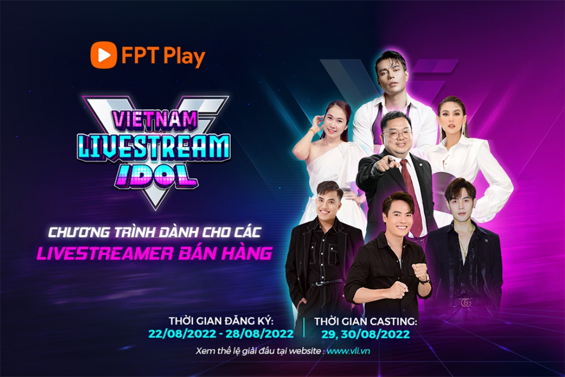 Chương trình thực tế Vietnam Livestream Idol tuyển chọn những gương mặt thí sinh đầu tiên