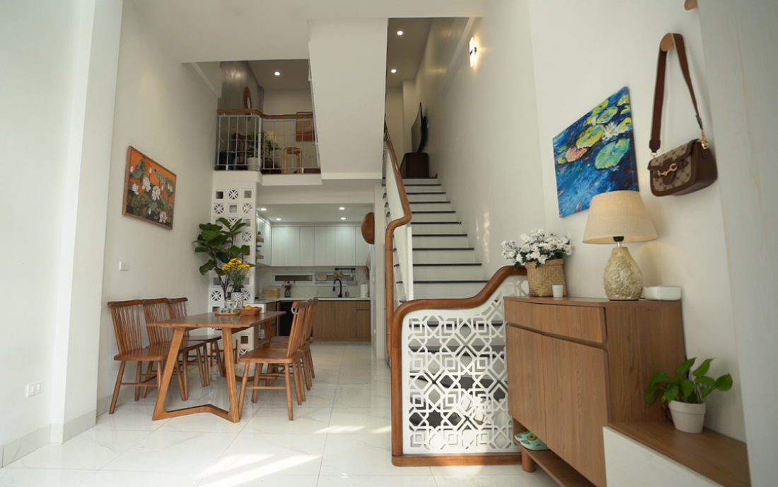 Biến tấu nhà phố 32m2 mang phong cách homestay của đôi vợ chồng trẻ