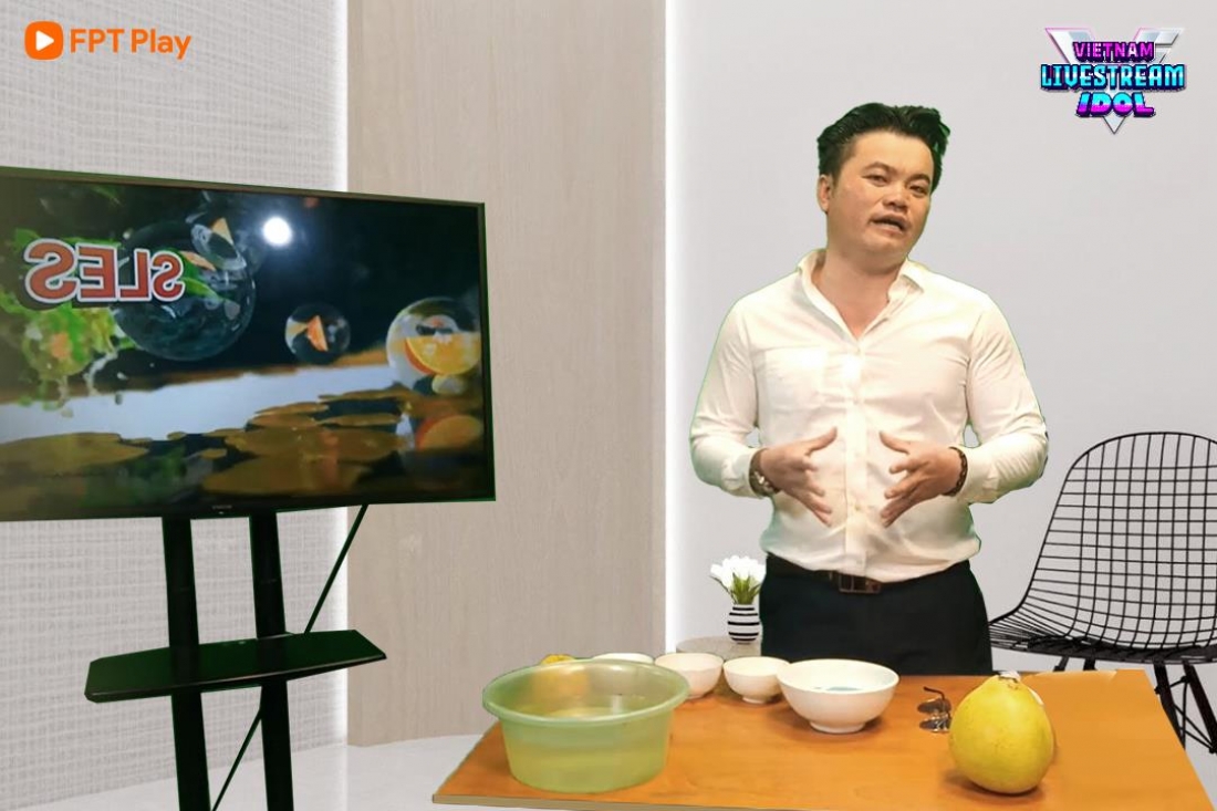 TikToker Thiện Nhân tranh tài bán hàng tại chương trình Vietnam Livestream Idol của FPT Play