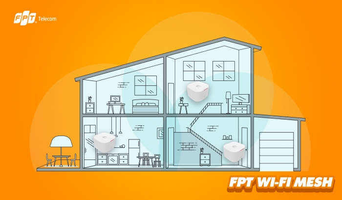 FPT Telecom ra mắt mô hình FPT Wifi Mesh thông qua Access Point AC1200H