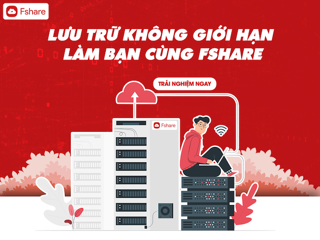 Giải pháp Fshare giúp lưu trữ dữ liệu không giới hạn
