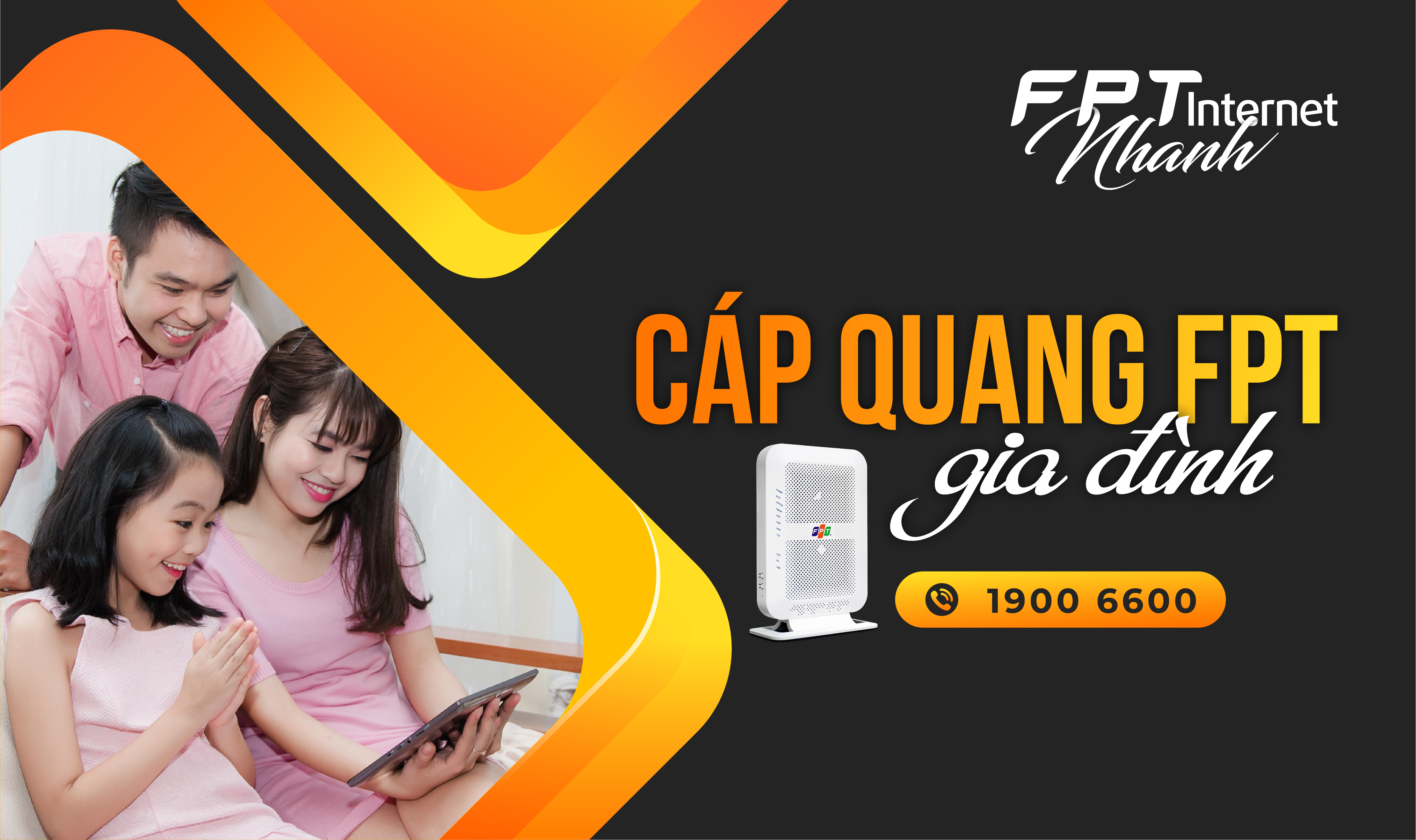 cáp quang fpt gia đình
