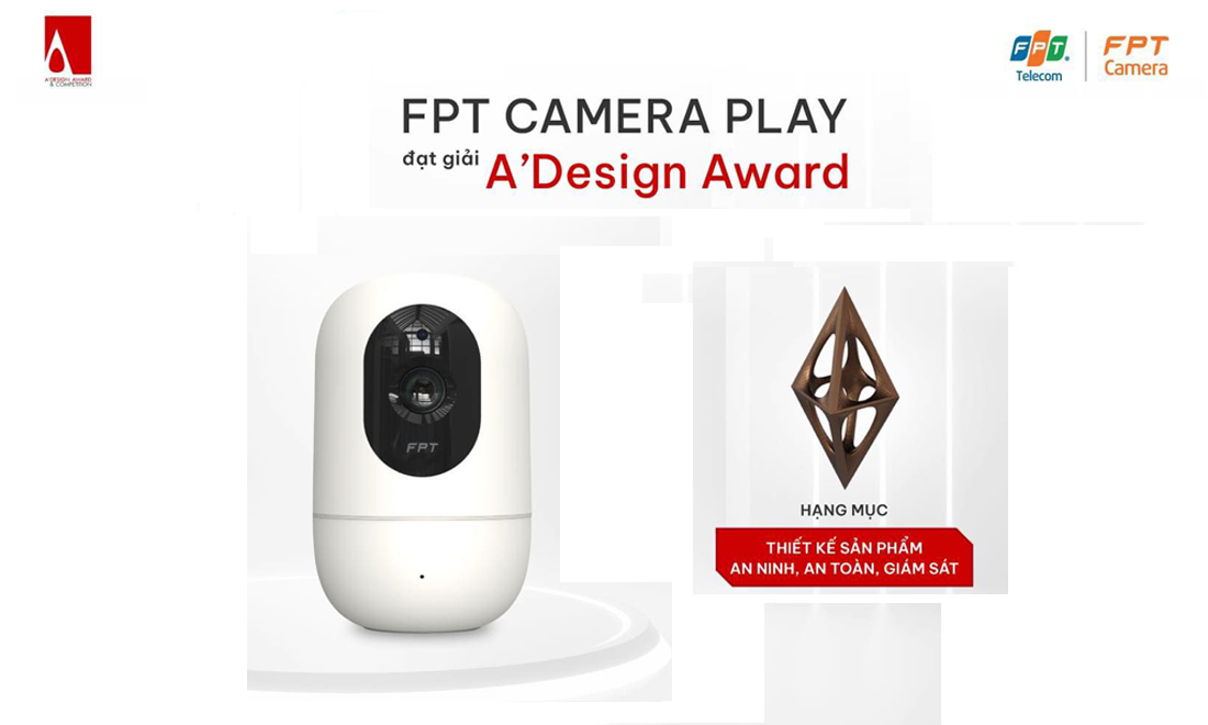 FPT Camera Play đạt Giải thưởng A’Design chỉ sau hơn 1 tháng ra mắt