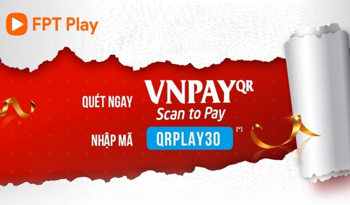 Ưu đãi tháng 4: FPT Play ưu đãi giảm 30 ngàn đồng khi thanh toán qua VNPAY