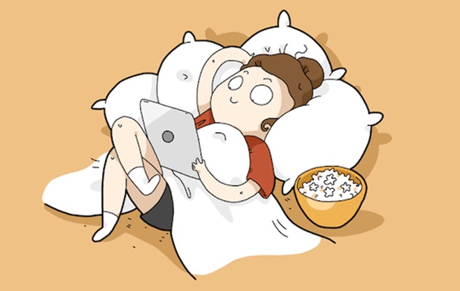 Nhật ký thú vị của những người thích cuối tuần ở nhà “relax”