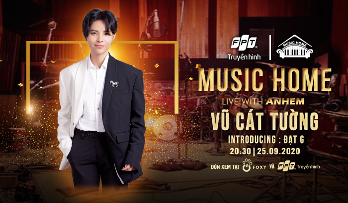 Vũ Cát Tường và nhạc sĩ Huy Tuấn gặp lại nhau trong Music Home tháng 9