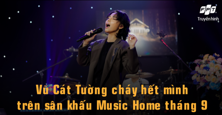 Vũ Cát Tường và Đạt G lần đầu kết hợp cùng ban nhạc Anh Em trên sân khấu Music Home tháng 9