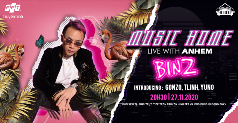 Hé lộ những nhân tố bí ẩn xuất hiện cùng Binz trong Music Home 27/11