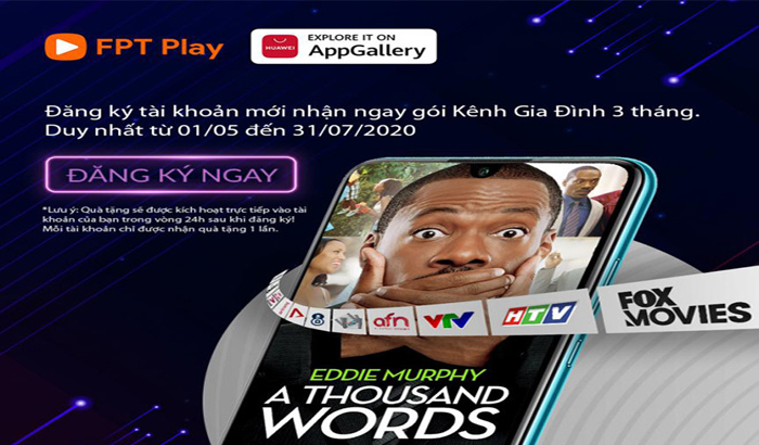 FPT Play hợp tác cung cấp nội dung giải trí trên kho ứng dụng mới ra mắt của Huawei