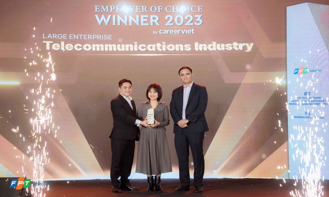 FPT Telecom là nhà tuyển dụng được yêu thích nhất ngành Viễn thông