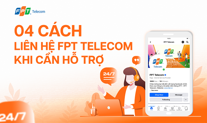 4 cách liên hệ FPT Telecom khi cần hỗ trợ