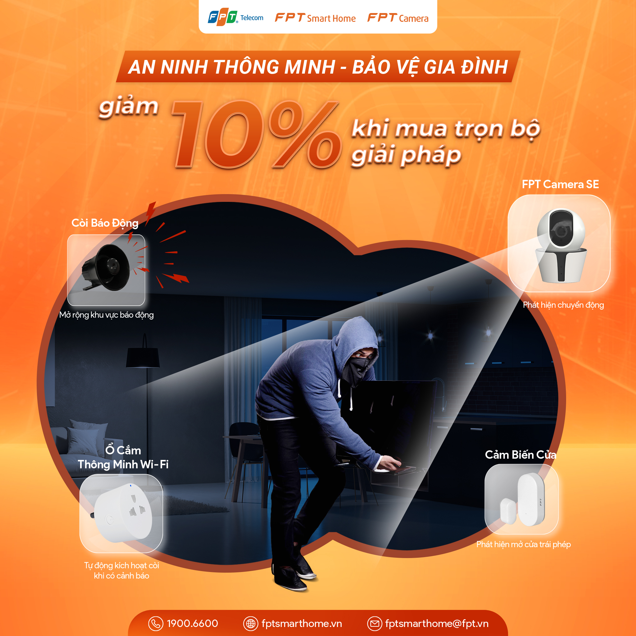 FPT Smart Home đẩy mạnh ứng dụng công nghệ nhằm bảo vệ an ninh cuối năm