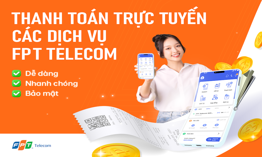 Tết nhàn tênh với 3 cách thanh toán trực tuyến mọi dịch vụ FPT Telecom