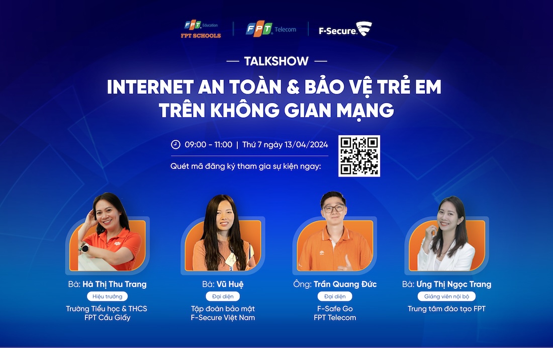 FPT tổ chức talkshow online “Internet an toàn & Bảo vệ trẻ em trên không gian mạng”