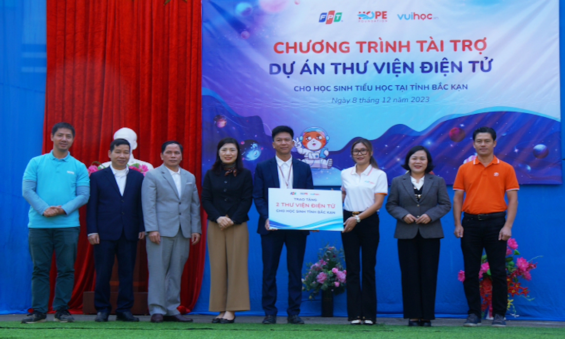 FPT Telecom đồng hành xây dựng mô hình thư viện điện tử đầu tiên ở Bắc Kạn