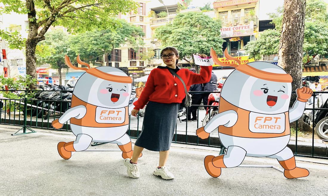 FPT Camera mang giải pháp People Counting đến giải chạy VnExpress Marathon Hà Nội Midnight 2023