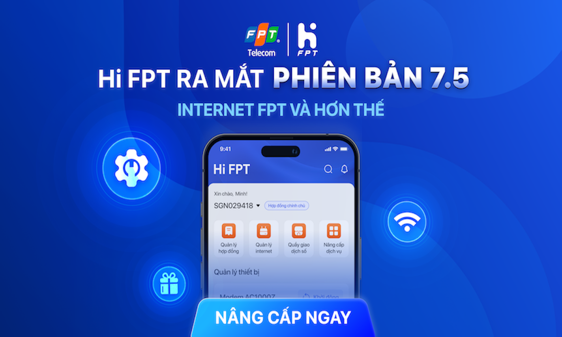 Hướng dẫn nâng cấp Wi-Fi 6 trên Hi FPT 7.5 trải nghiệm dịch vụ nhanh chóng