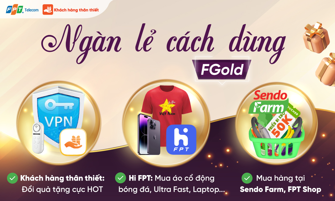 Ngàn lẻ cách dùng điểm FGold trong chương trình ‘Khách hàng thân thiết’